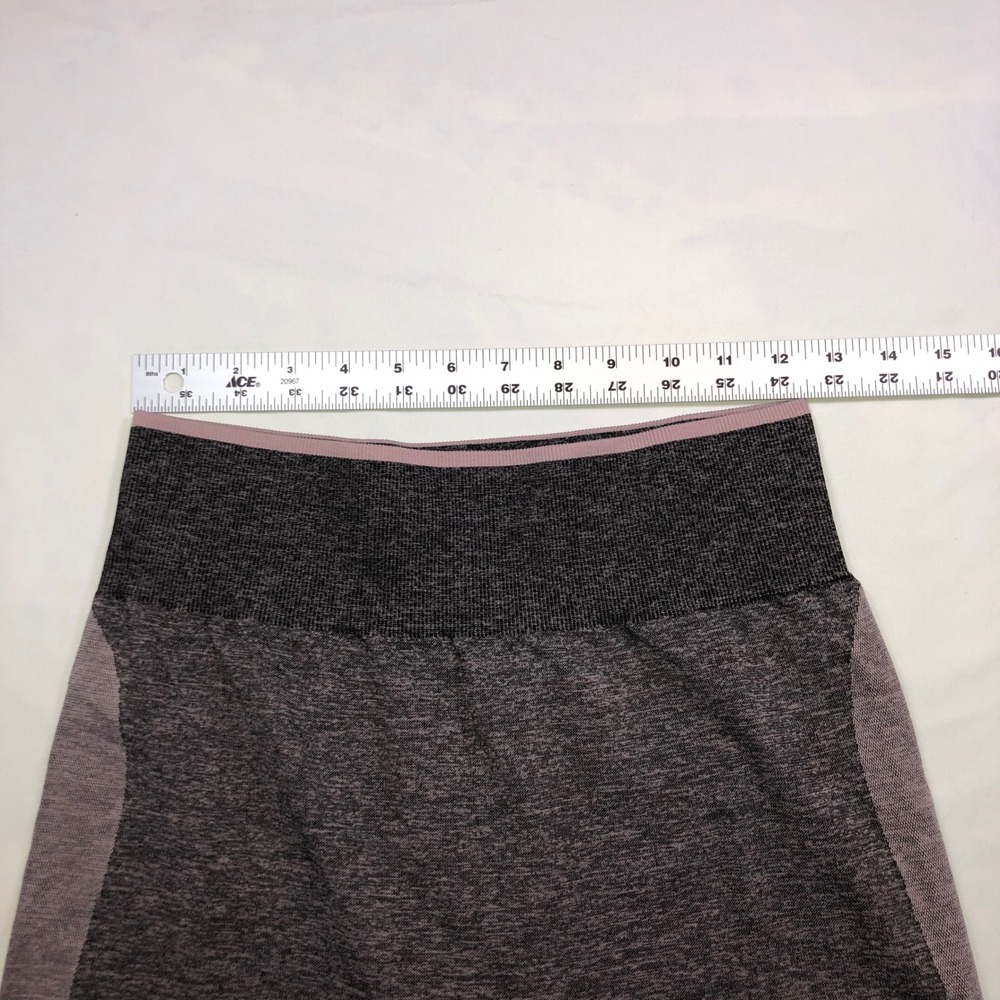 Pink Victoria's Secret Seamless Leggings Purple Grey High Waist Athletic Large - Picture 11 of 14